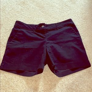 Black khaki shorts